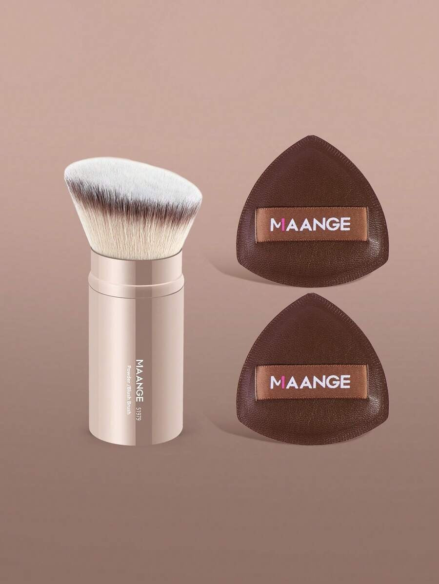 SHEIN MAANGE فرشاة كابوكي احترافية برأس مائل وناعم