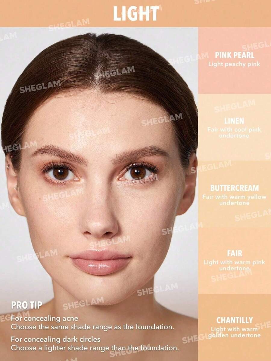 SHEGLAM كونسيلر معزز للبشرة – لون الكتان