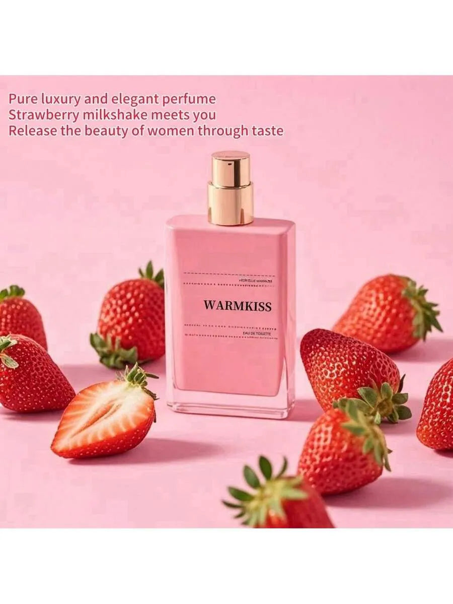 SHEIN عطر نسائي فاخر 50 مل برائحة الفراولة والورد طويلة الأمد