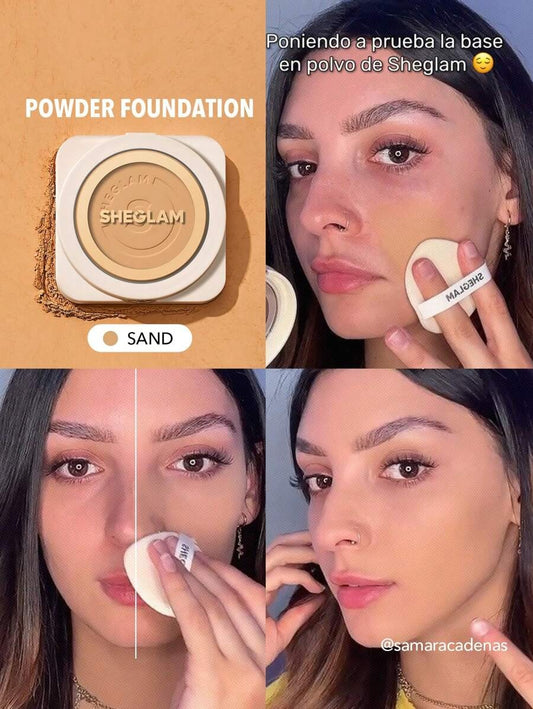 SHEGLAM Sand بودرة أساس مضغوطة
