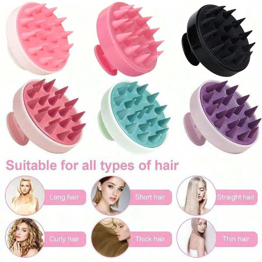 SHEIN فرشاة رأس مدلكة للشعر من السيليكون الناعم