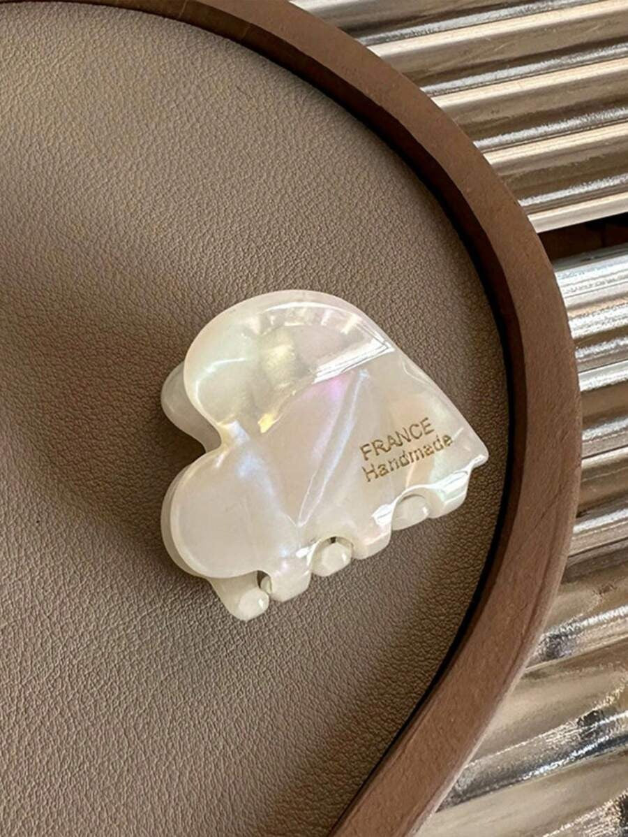 SHEIN مشابك شعر شكل قلب صغير
