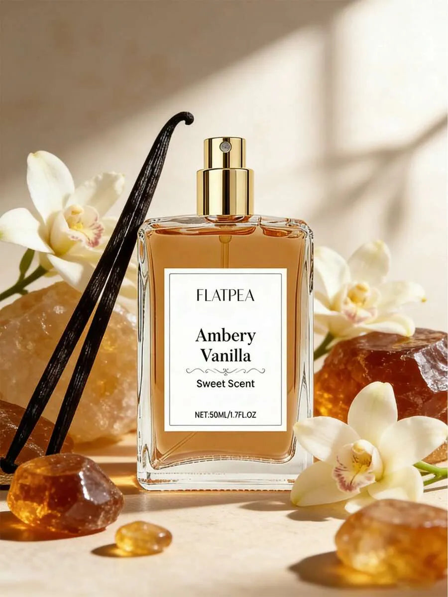 SHEIN عطر فانيليا وكهرمان 50 مل برائحة الياسمين