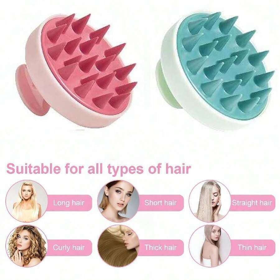 SHEIN فرشاة رأس مدلكة للشعر من السيليكون الناعم