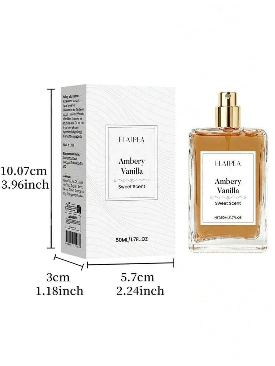 SHEIN عطر فانيليا وكهرمان 50 مل برائحة الياسمين