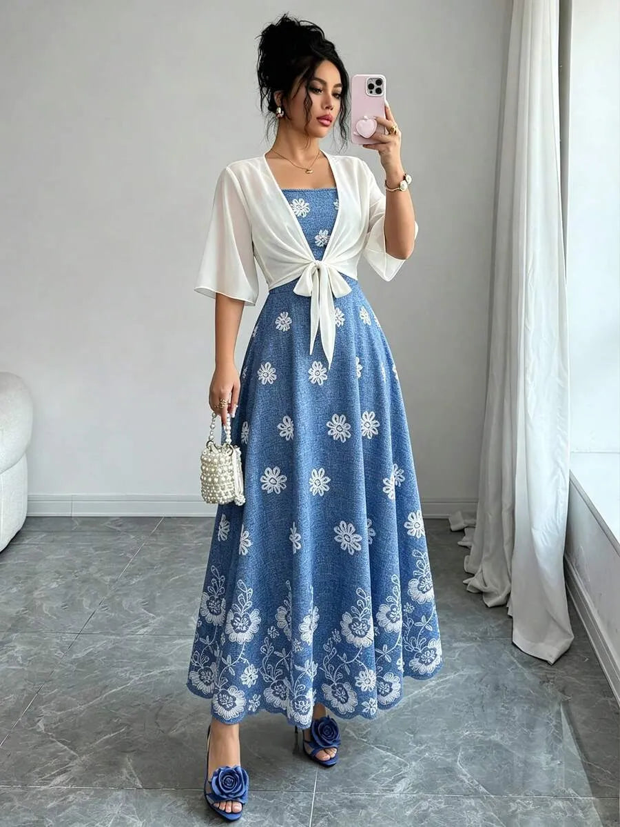 SHEIN طقم نسائي أنيق من قطعتين