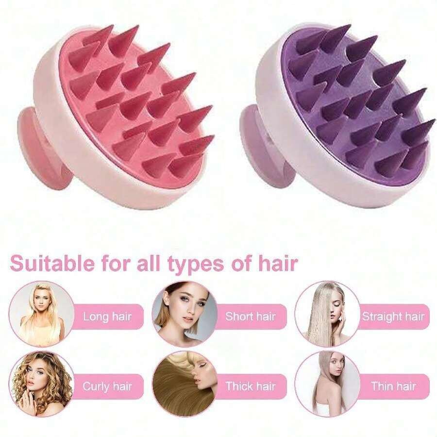 SHEIN فرشاة رأس مدلكة للشعر من السيليكون الناعم