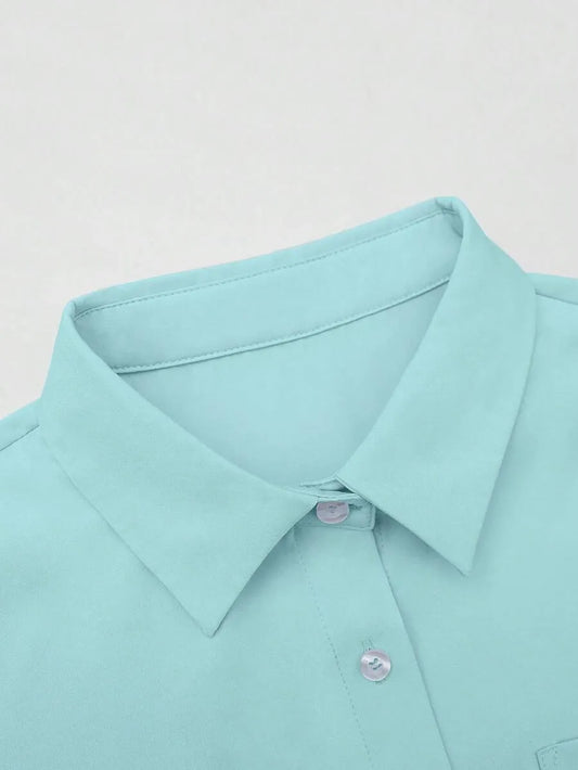 SHEIN INAWLY بلوزة نسائية كاجوال فضفاضة