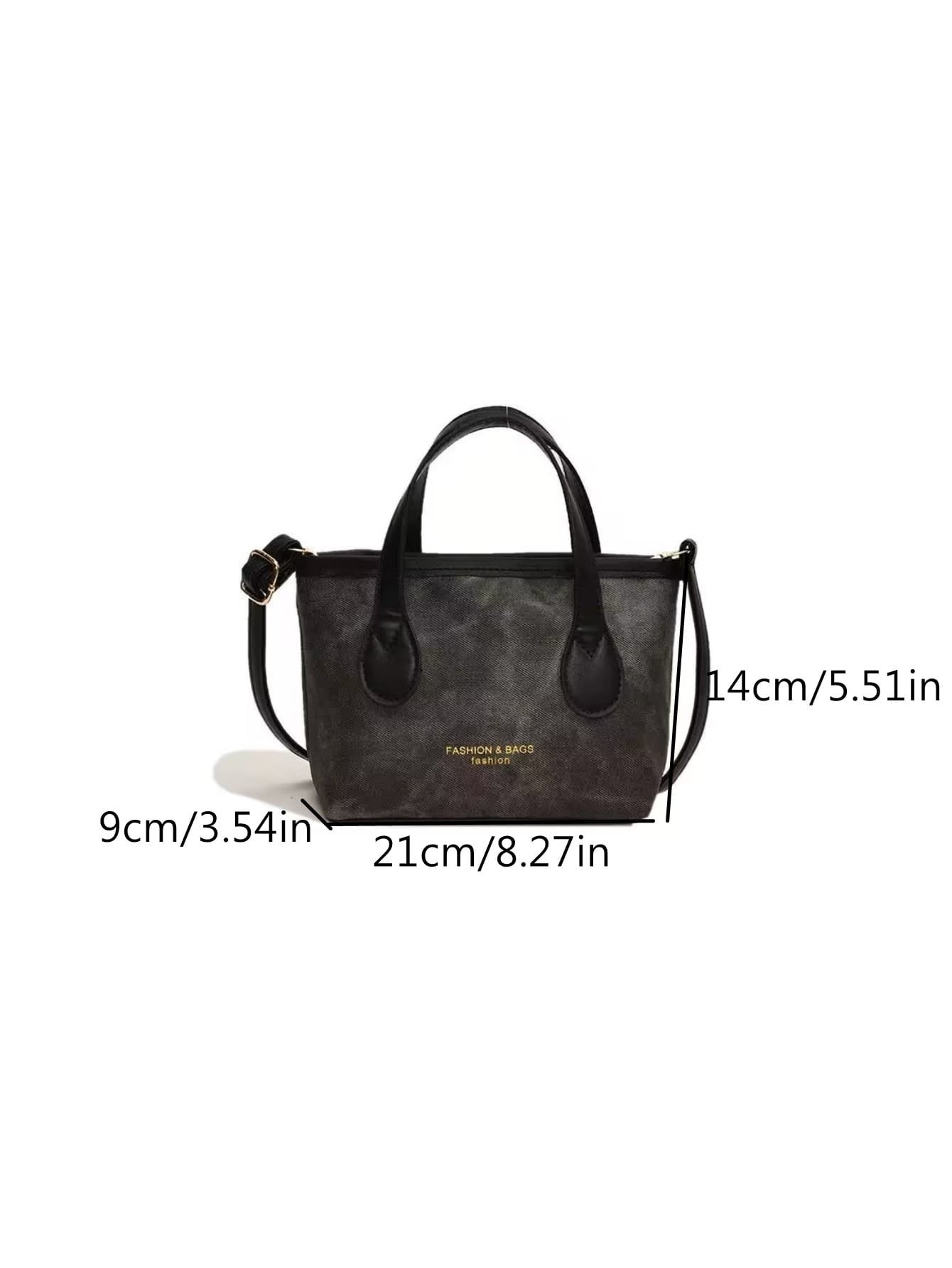 SHEIN حقيبة كتف كروس نسائية كبيرة السعة