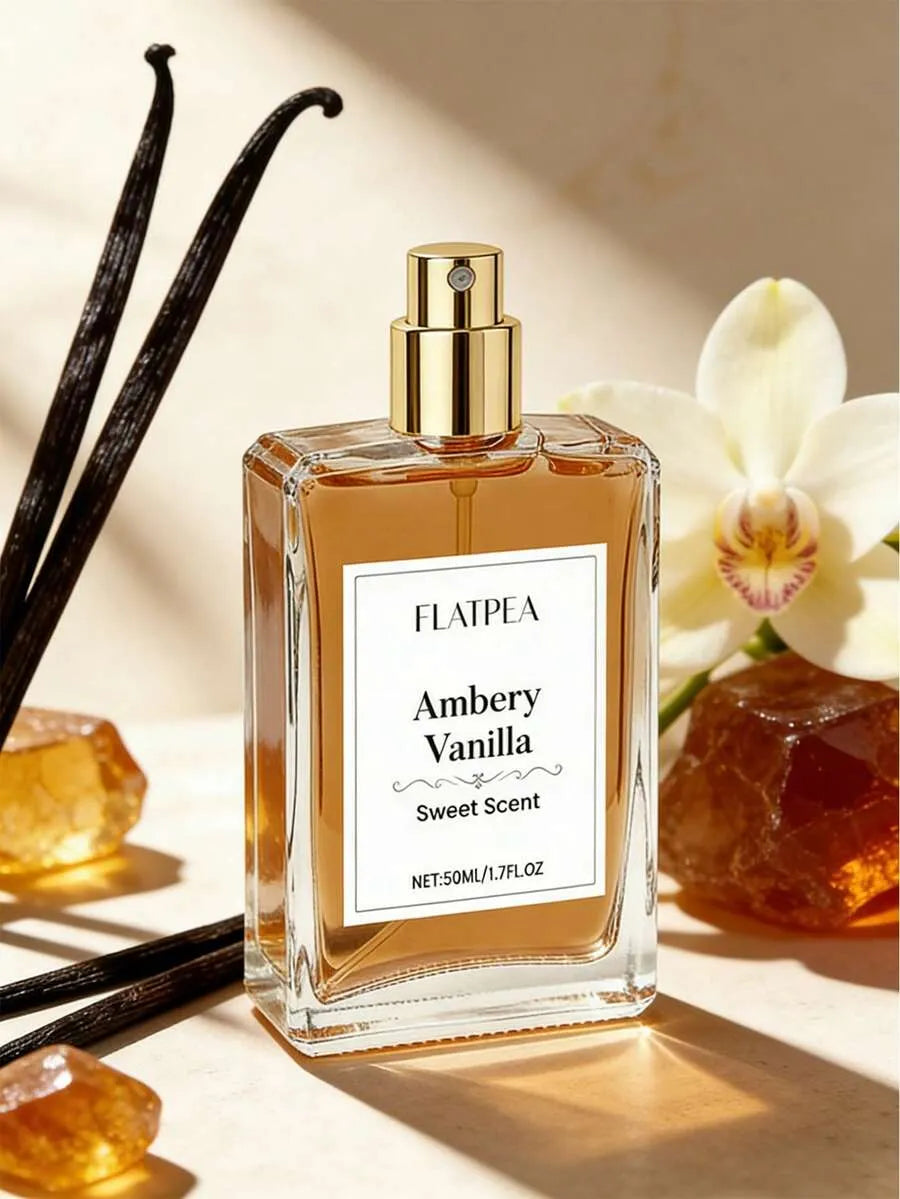 SHEIN عطر فانيليا وكهرمان 50 مل برائحة الياسمين