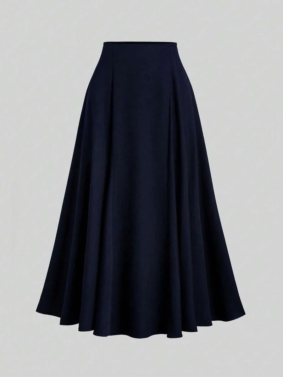 SHEIN Sweetra تنورة طويلة فضفاضة وأنيقة