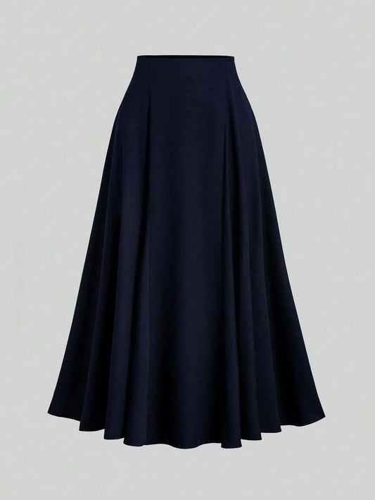 SHEIN Sweetra تنورة طويلة فضفاضة وأنيقة