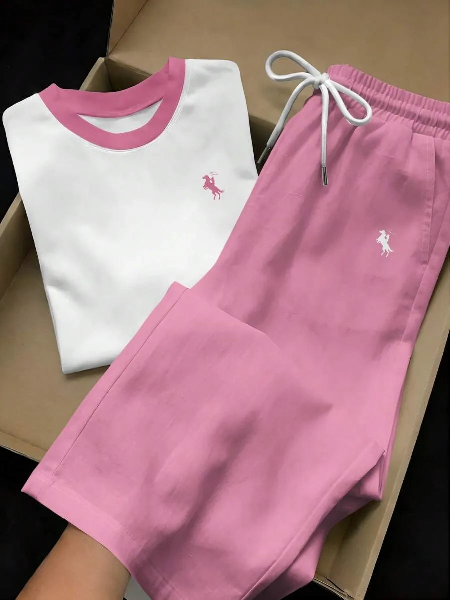SHEIN طقم نسائي كاجوال أنيق من قطعتين