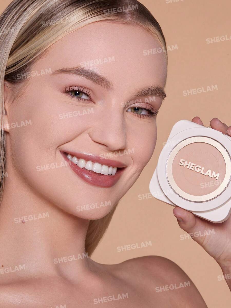 SHEGLAM Skin-Focus بودرة أساس بتغطية عالية - Porcelain