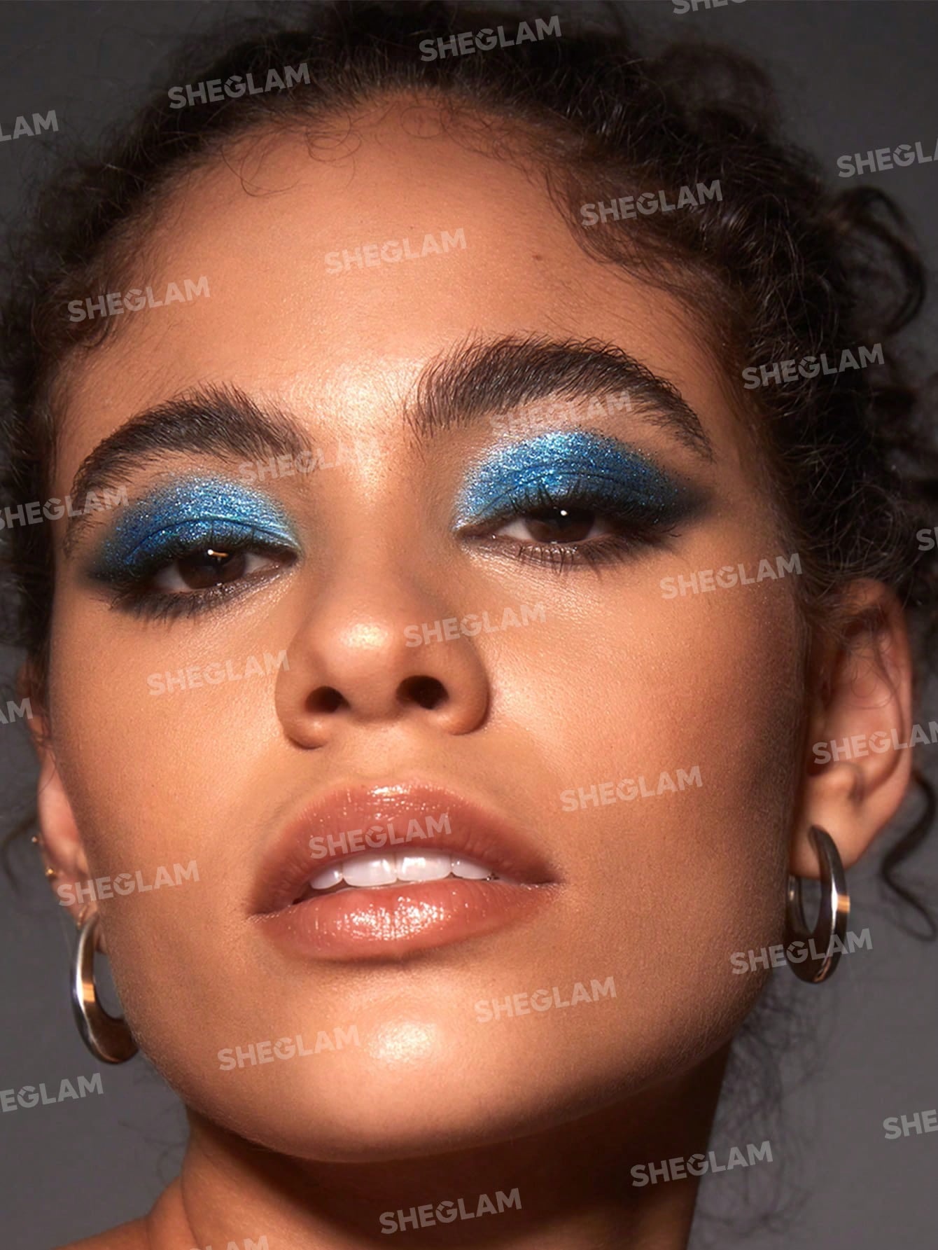 SHEGLAM Insta-Party Glitter Liner-Turn It up Liquid Eyeshadow Gel Blue High Shine Long Lasting Highly Pigmented Long Wear Liquid Liner Black Friday Sale Gift Y2K Blue Eyeshadow