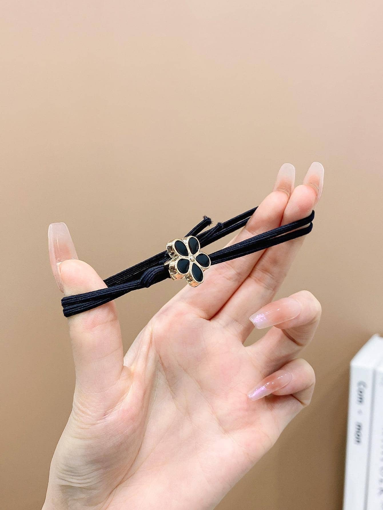 20Pcs Girls Heart & Bow Decor Cute Hair Tie for Hair Decoration