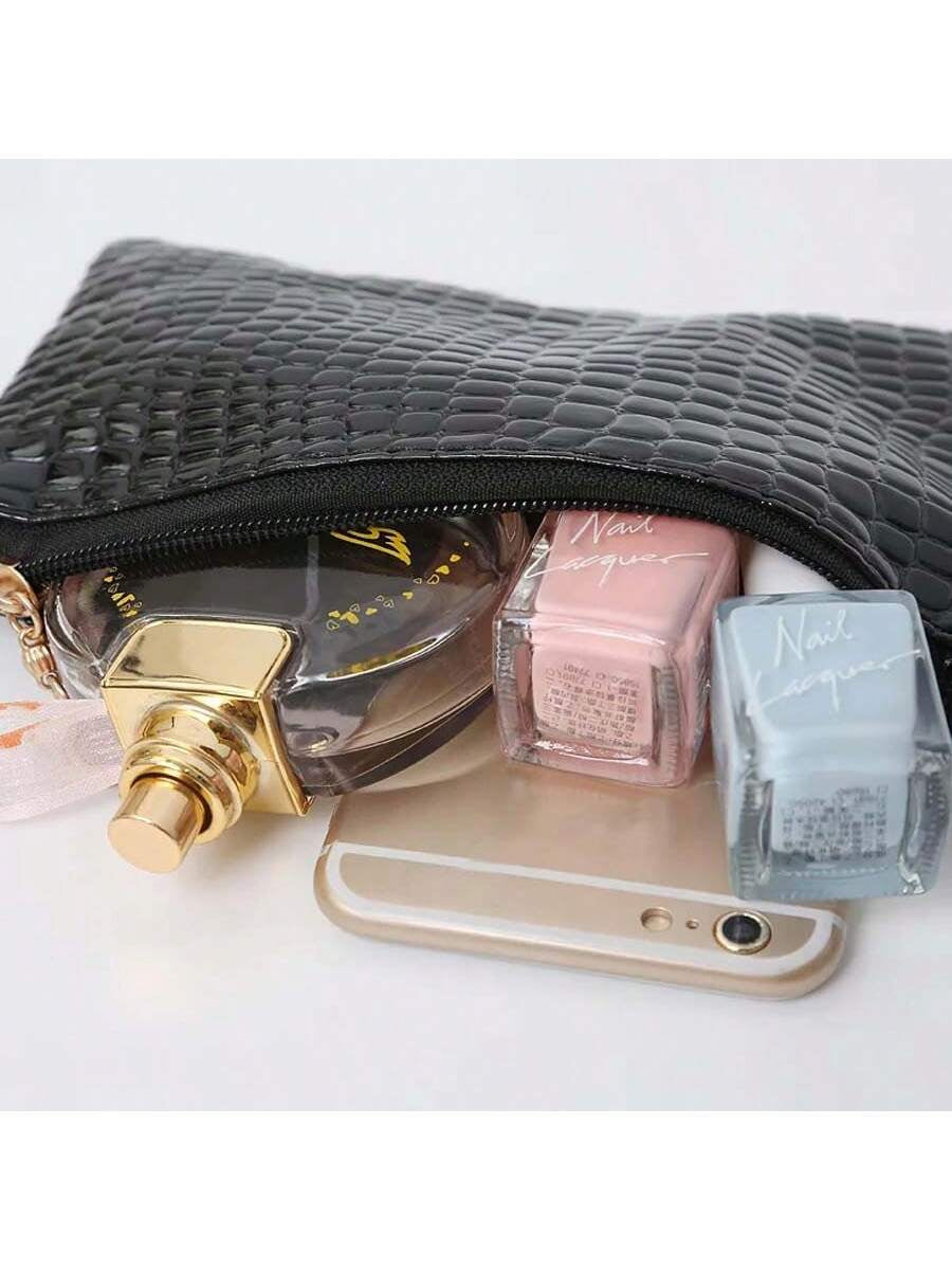 2023 Fashion Women'S Crocodile Pattern Shoulder Crossbody Bag, Mini Phone Coin Purse