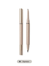 SHEGLAM Brows on Demand 2-In-1 Brow Pencil - Espresso Waterproof Liquid Eyebrow Pen Sweat-Proof Anti-Oil Natural Brow Filling Outlining Eyebrow Cream Gel Makeup Black Friday Eyebrow