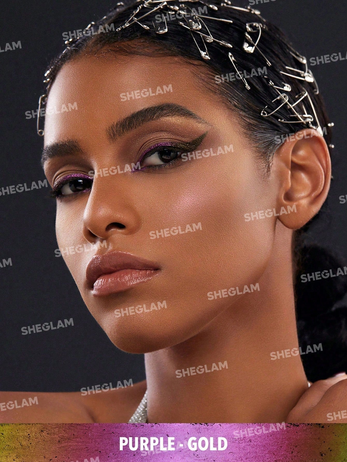SHEGLAM Chroma Zone Multichrome Gel Liner-Vertigo Waterproof Shimmer Eyeliner Pencil Sweat-Proof Highly Pigmented Purple Blue Cream Eyeliner Black Friday Winter Trending Y2K Eyeliner