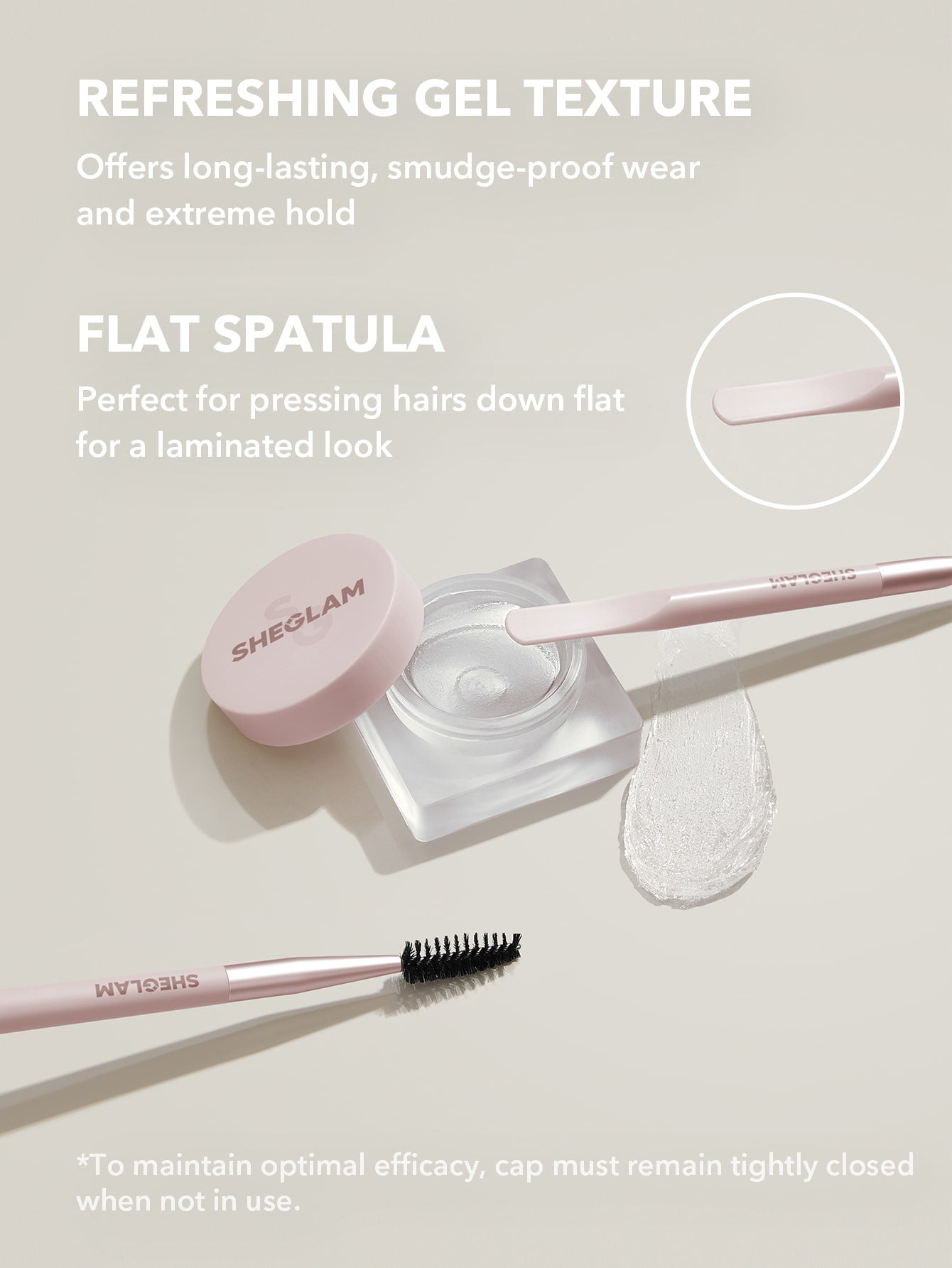 SHEGLAM Set Me up Brow Hold-Crystal Clear Waterproof Eyebrow Gel No Smudge Long Lasting Shaping Eyebrow Wax Black Friday Sale Eyebrow