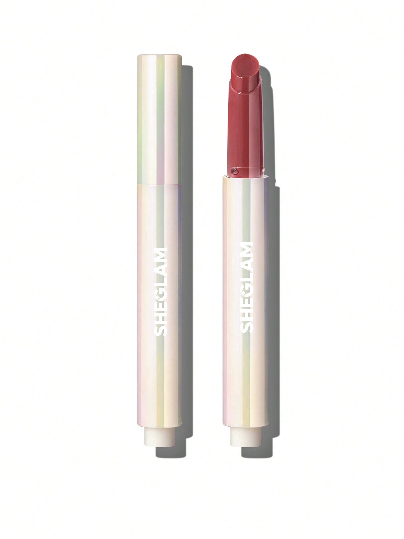 SHEGLAM Pout-Perfect Shine Lip Plumper-First Crush Moisturizing Plumping Solid Lip Gloss Non-Stick Nourishing Lip Plumping Serum Coconut Oil Lipstick Lip Cosmetics Summer Vibe Lip Plumper