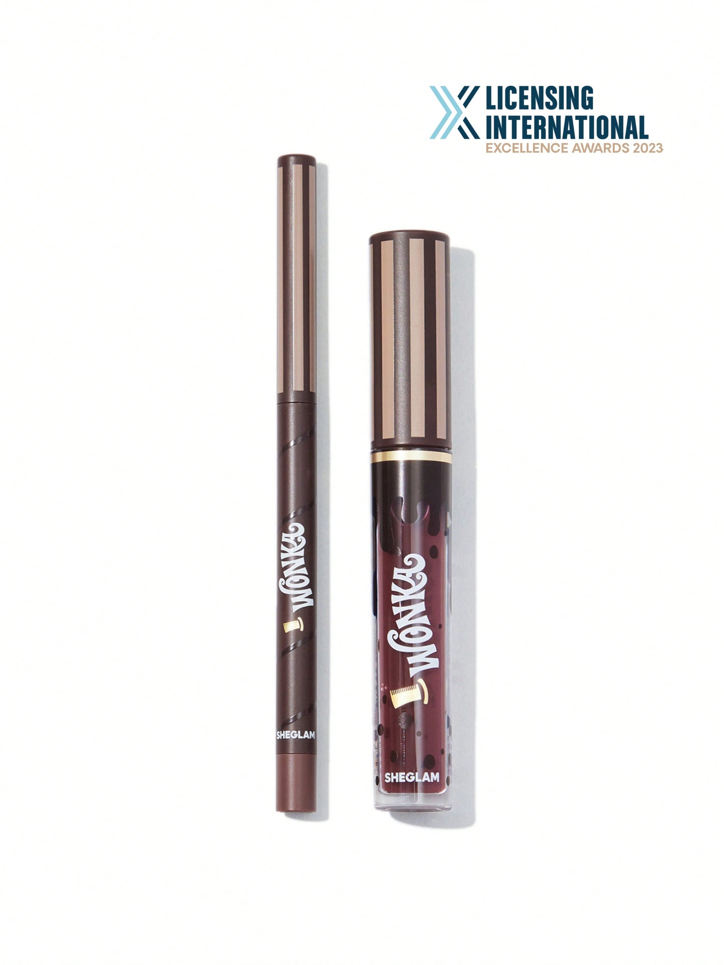 SHEGLAM | Willy Wonka Cocoa Kiss Lip Duo-Hot Fudge Black Friday Sale Gift Brown Liquid Lipstick