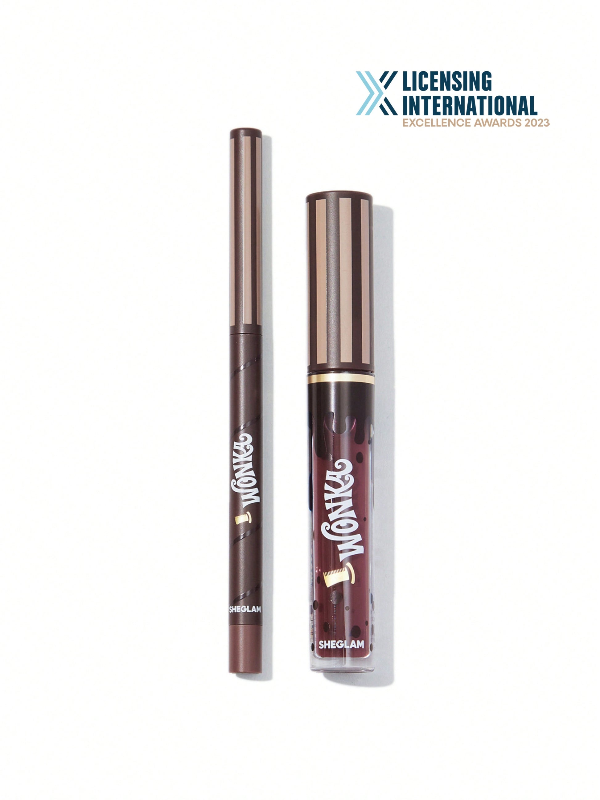 SHEGLAM | Willy Wonka Cocoa Kiss Lip Duo-Hot Fudge Black Friday Sale Gift Brown Liquid Lipstick