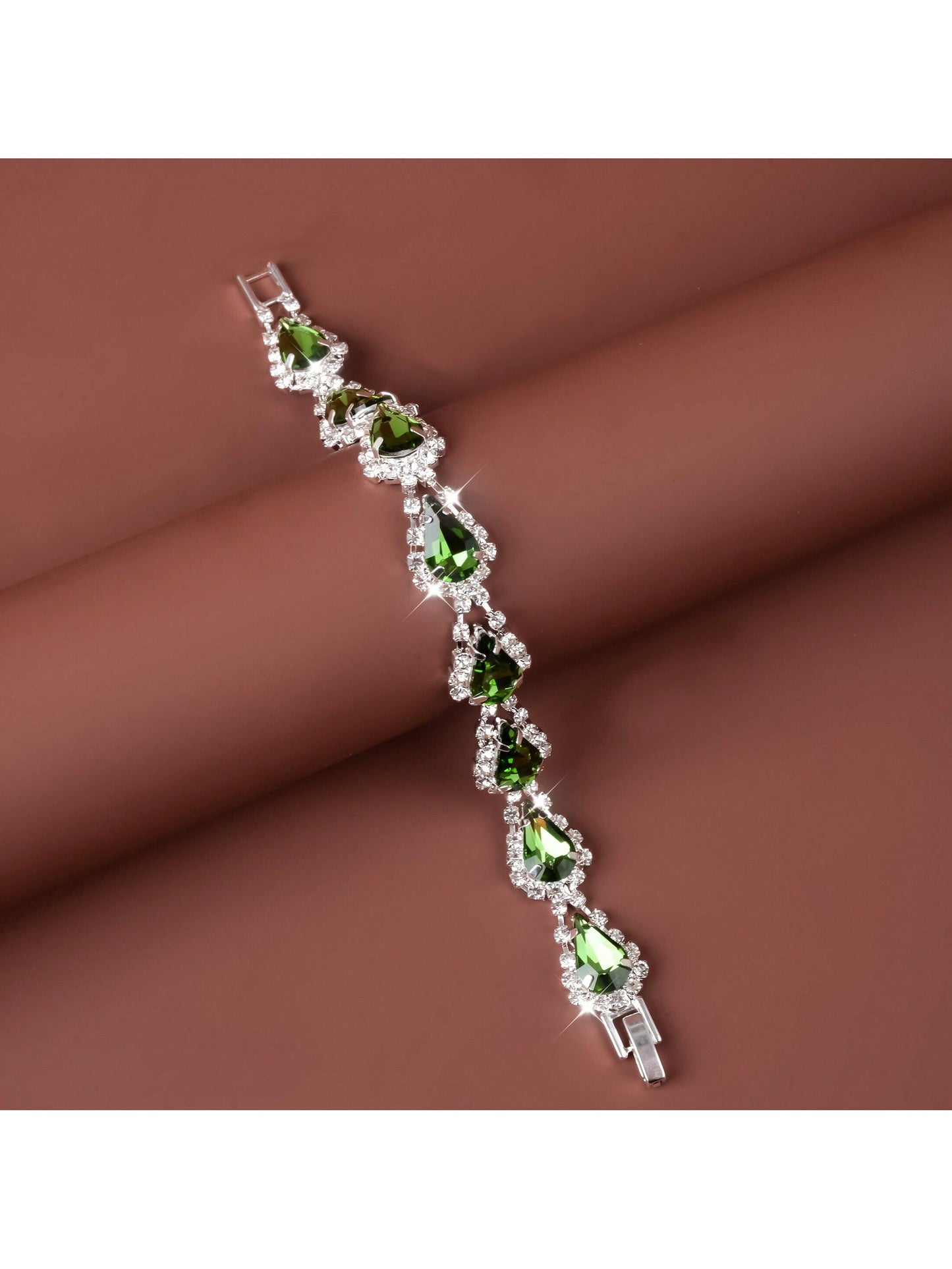1Pc Fashionable Braided Rhinestone Bracelet for Women, Personalized and Versatile Accessory for Daily Wear and Parties