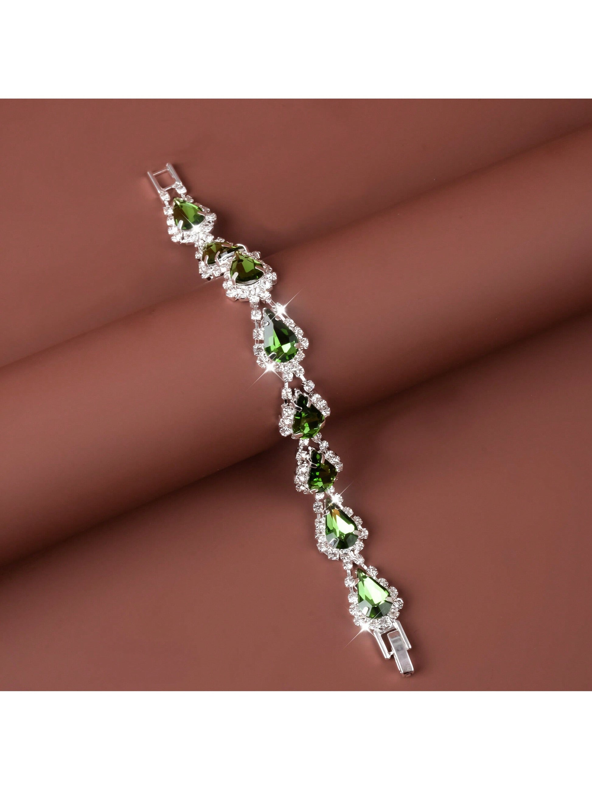1Pc Fashionable Braided Rhinestone Bracelet for Women, Personalized and Versatile Accessory for Daily Wear and Parties