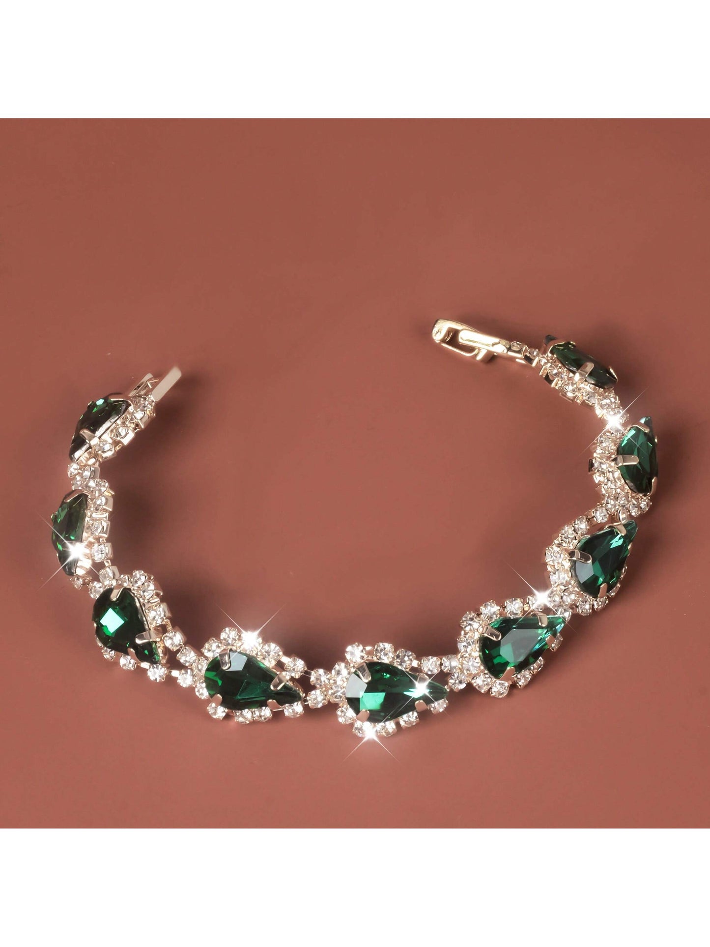 1Pc Fashionable Braided Rhinestone Bracelet for Women, Personalized and Versatile Accessory for Daily Wear and Parties
