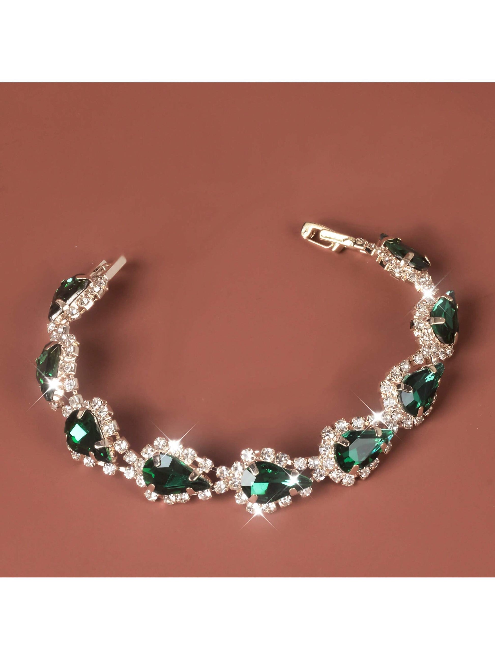 1Pc Fashionable Braided Rhinestone Bracelet for Women, Personalized and Versatile Accessory for Daily Wear and Parties