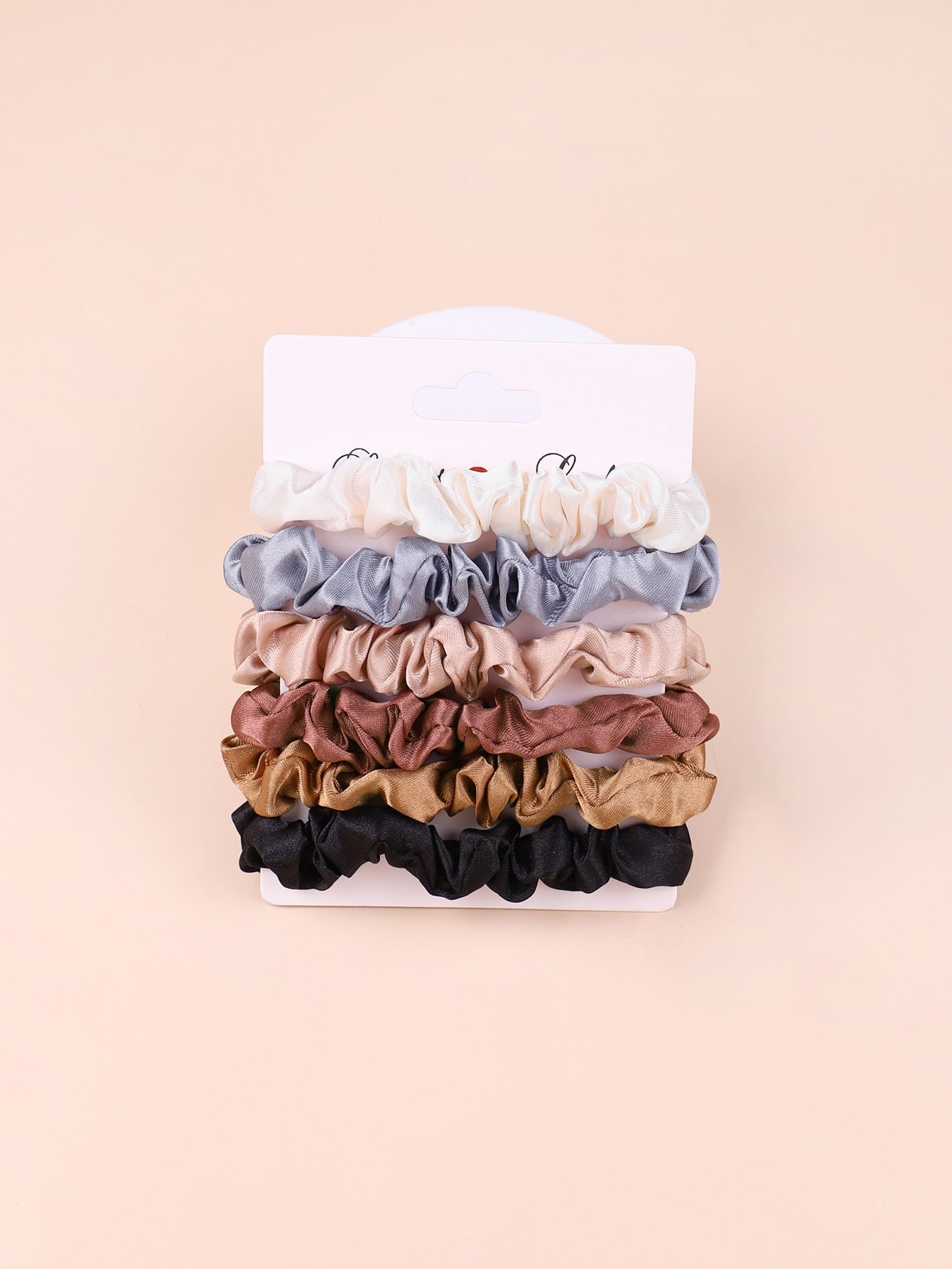 6Pcs Toddler Girls Simple Scrunchie