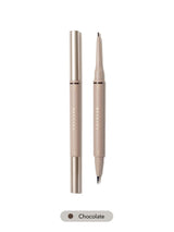 SHEGLAM Brows on Demand 2-In-1 Brow Pencil - Chocolate Waterproof Liquid Eyebrow Pen Sweat-Proof Anti-Oil Natural Brow Filling Outlining Eyebrow Cream Gel Makeup Black Friday Eyebrow