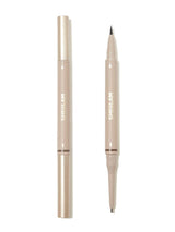 SHEGLAM Brows on Demand 2-In-1 Brow Pencil - Taupe Waterproof Liquid Eyebrow Pen Sweat-Proof Anti-Oil Natural Brow Filling Outlining Eyebrow Cream Gel Makeup Black Friday Eyebrow