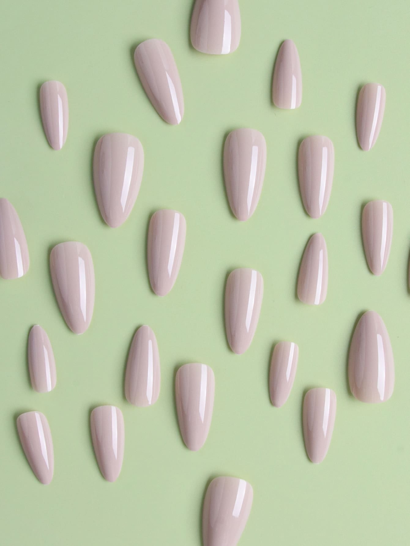 Elevate Your Style with 24Pcs Solid Color Long Almond Shape Fake Nails Kits, Perfect for Women'S Daily Work and Party Dance Wear