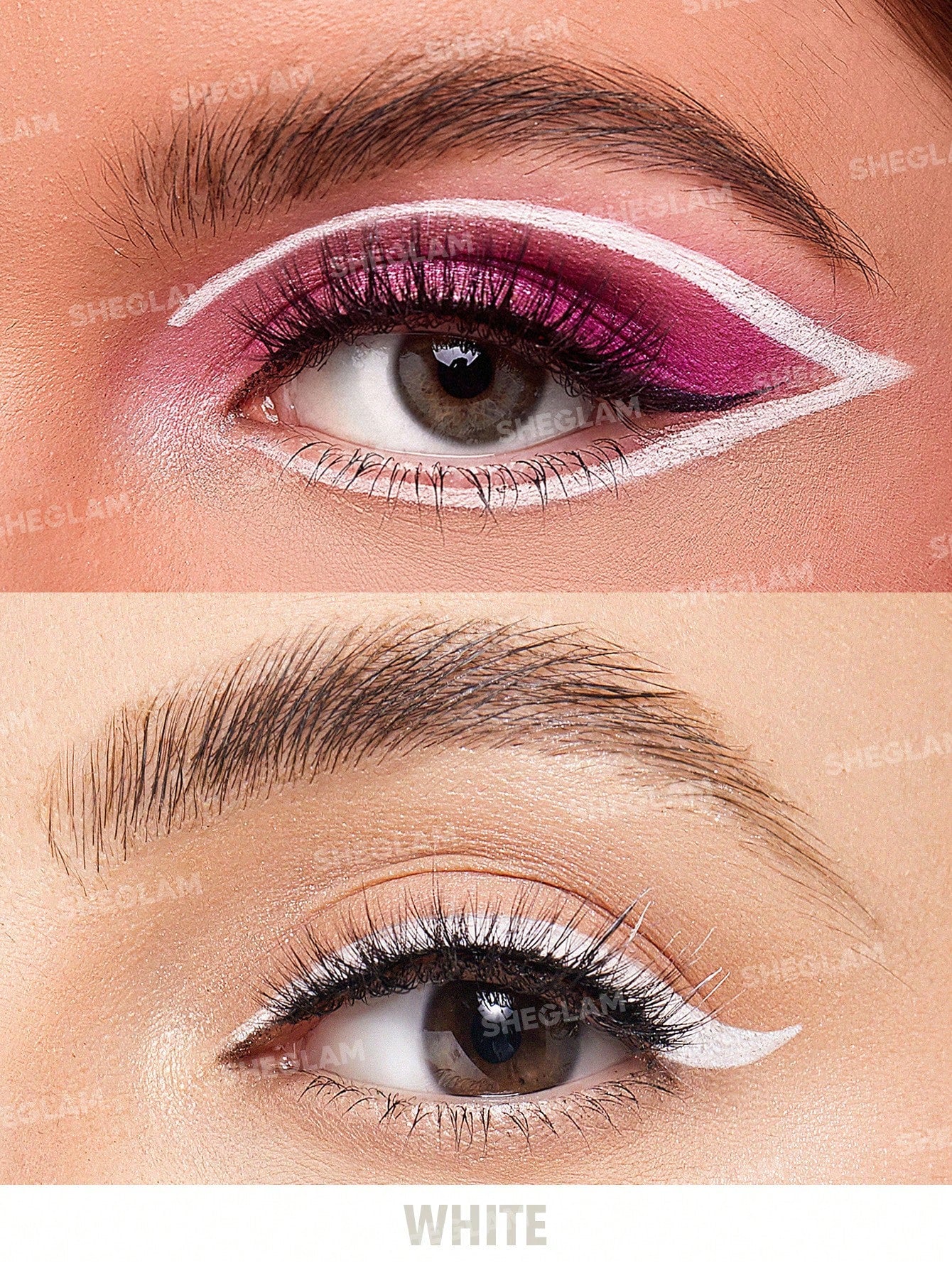 SHEGLAM Color Crush Liquid Eyeliner-Call Your Mom 7 Colors Smudge-Proof High Pigment Eyeliner Pencil Sweat-Proof Long Lasting Easy to Use White Eyeliner Black Friday Winter Gifts Y2K Trending Y7K Eyeliner