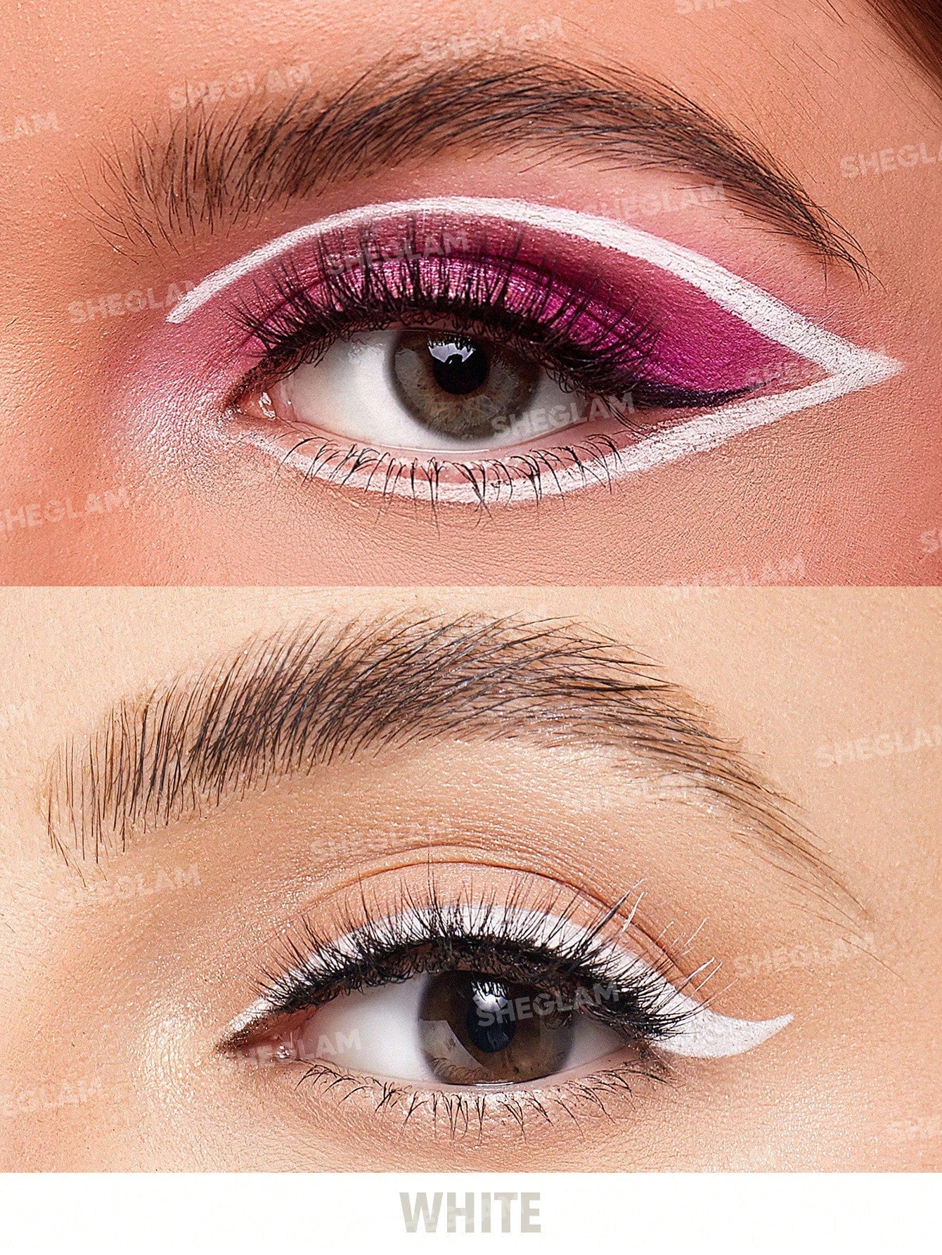 SHEGLAM Color Crush Liquid Eyeliner-Call Your Mom 7 Colors Smudge-Proof High Pigment Eyeliner Pencil Sweat-Proof Long Lasting Easy to Use White Eyeliner Black Friday Winter Gifts Y2K Trending Y7K Eyeliner