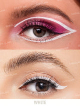 SHEGLAM Color Crush Liquid Eyeliner-Call Your Mom 7 Colors Smudge-Proof High Pigment Eyeliner Pencil Sweat-Proof Long Lasting Easy to Use White Eyeliner Black Friday Winter Gifts Y2K Trending Y7K Eyeliner