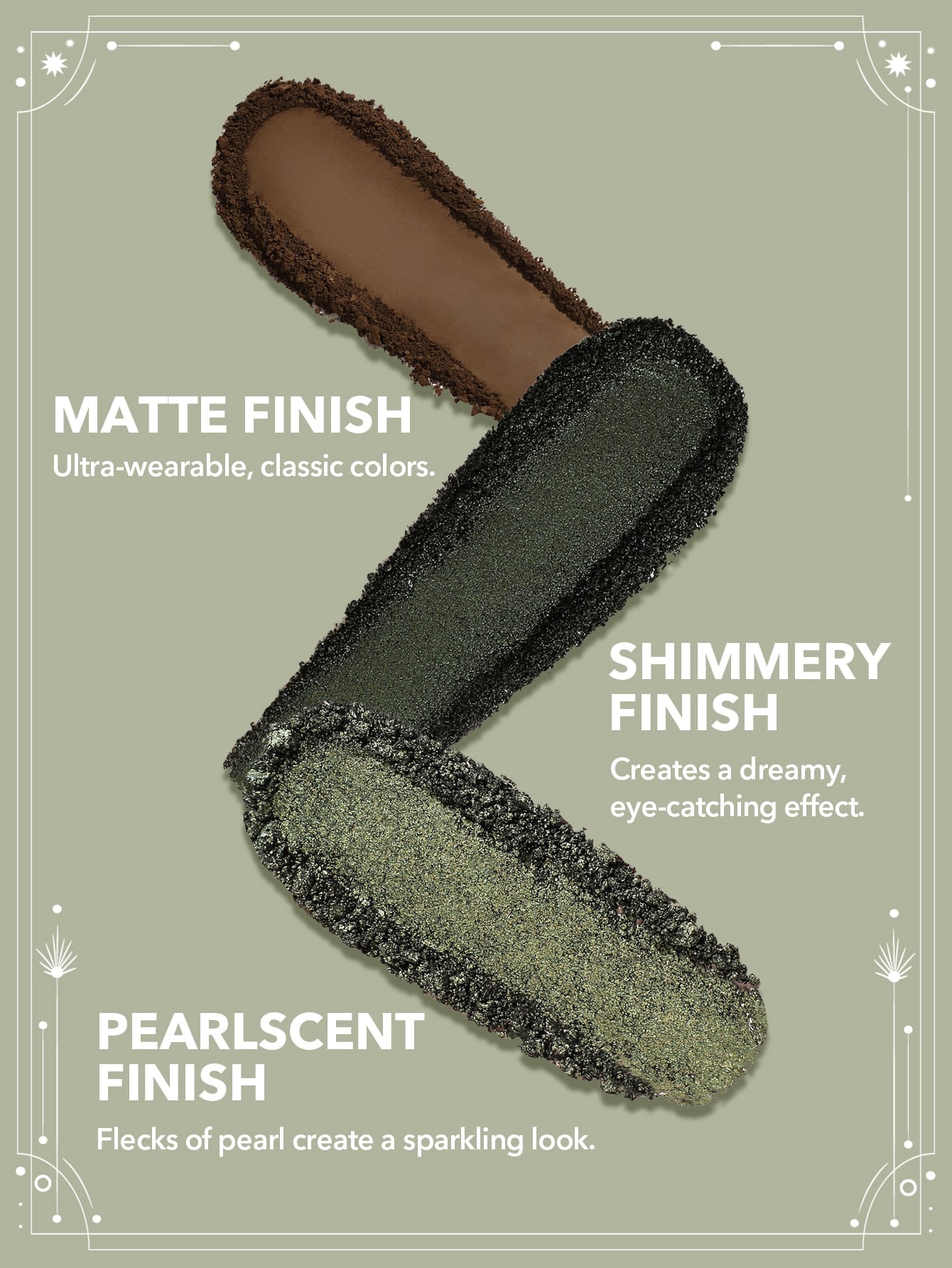 SHEGLAM Calm Capricorn Palette 8-Clolor Shimmer Pearlescent Matte Eyeshadow Palette Grey Brown Blue Green Glitter High Pigment Long Wear Blendable Pro Eyeshadow Black Friday Winter Brown Eyeshadow