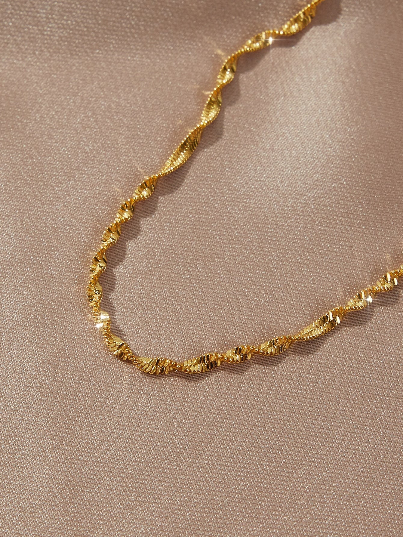 Heart Charm Twist Bracelet