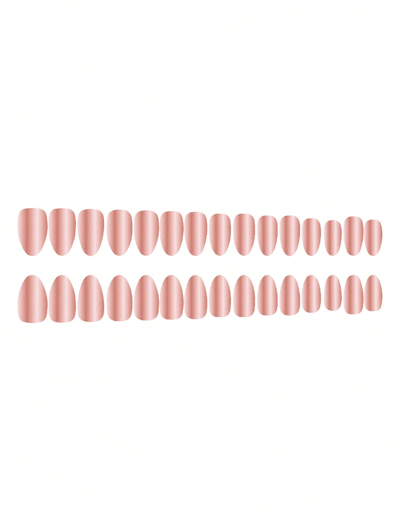 30Pcs Long Pointed Simple Atmospheric Electroplating Holographic Nail Art Tips with 1Pc Nail Buffer and 1Pc Jelly Gel