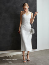 MOTF SEQUIN ONE SHOULDER DRESS