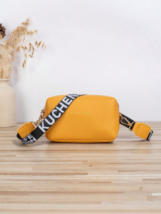 Mini Letter Graphic Square Bag