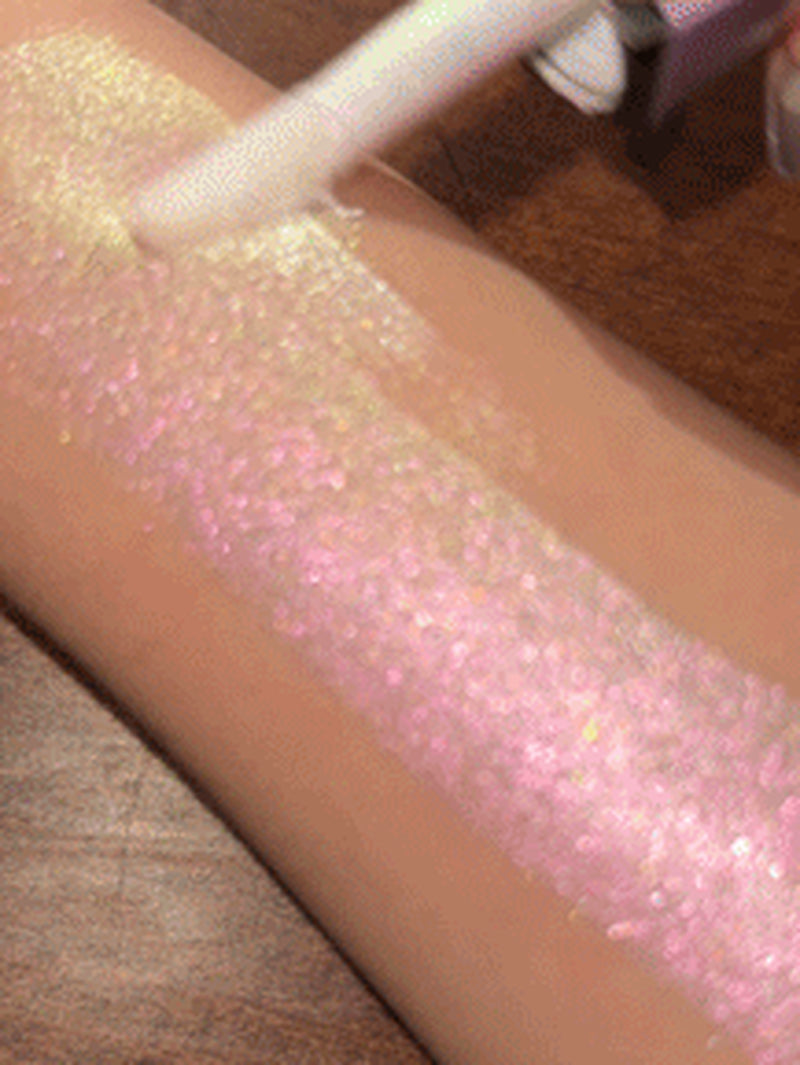 SHEGLAM Chroma-Glow Bloom Liquid Highlighter-Solar Flare Color Changing Gel Cream Multichrome Highlighter High-Shine Finish Long Wear Brightening Non-Caking Glow Highlighter Makeup Black Friday Winter Trending Y2K Gifts Highlighter