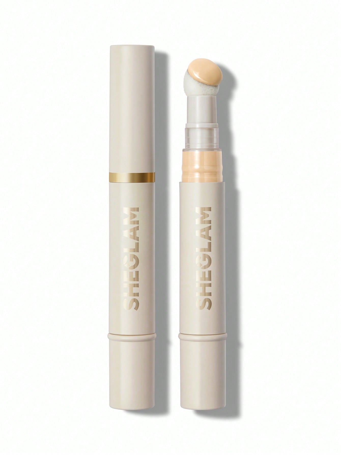 SHEGLAM Complexion Boost Concealer-Buttercream Sponge-Head Applicator Matte Liquid Concealer Long Lasting Brightening Color Corrector Weightless All-Day Long Lasting Hydrating Concealer Black Friday Winter Concealer