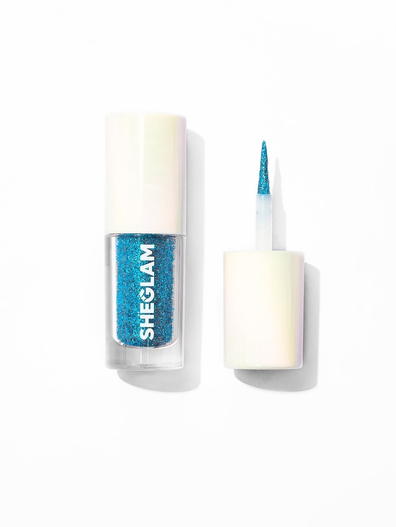 SHEGLAM Insta-Party Glitter Liner-Turn It up Liquid Eyeshadow Gel Blue High Shine Long Lasting Highly Pigmented Long Wear Liquid Liner Black Friday Sale Gift Y2K Blue Eyeshadow
