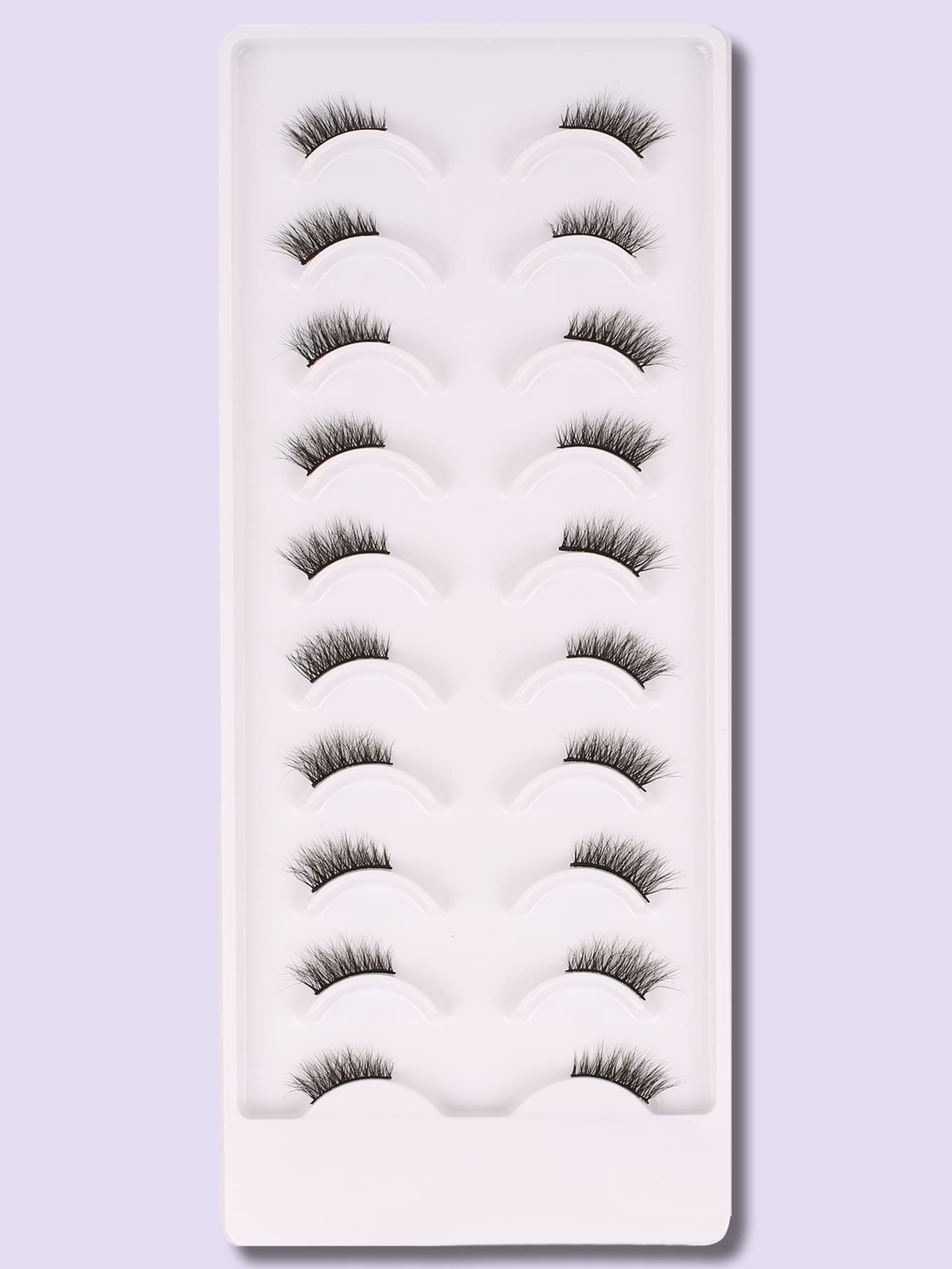 10Pairs Cat Eye & Half Eye Style Eyelashes for Lengthening Eye End, Suitable for Festivals, Holidays, Dating, and Other Occasions' Makeup