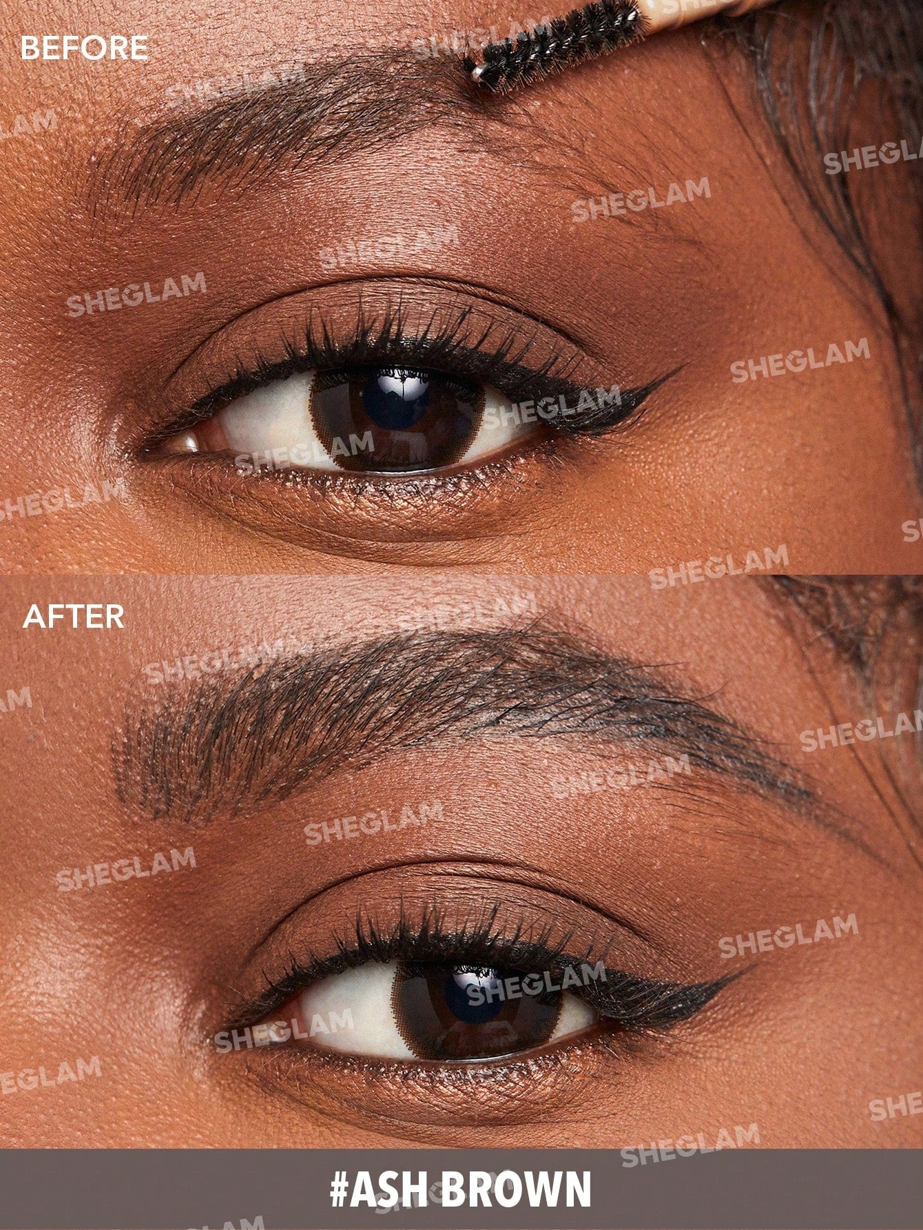 SHEGLAM Insta-Fill Brow Pencil-Ash Brown Long Lasting Auto Eyebrow Pen Sweat-Proof Anti-Oil Non-Sticky Ultra-Slim Eyebrow Makeup Black Friday Eyebrow