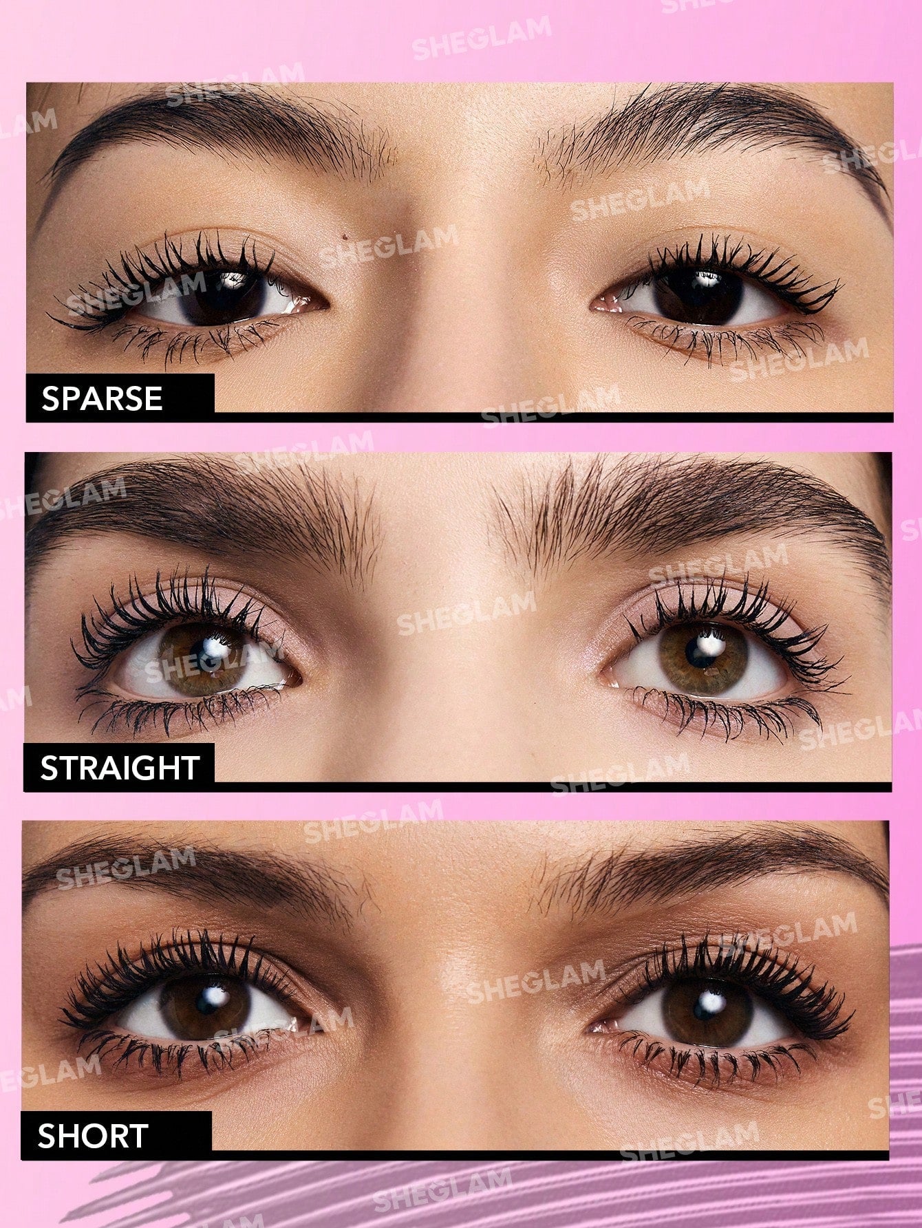 SHEGLAM Max Impact Extreme Volumizing Mascara Waterproof Lengthening Quick Drying No Smudge Long Lasting Thick Smooth Black Mascara Eye Makeup Black Friday Winter Y2K Mascara