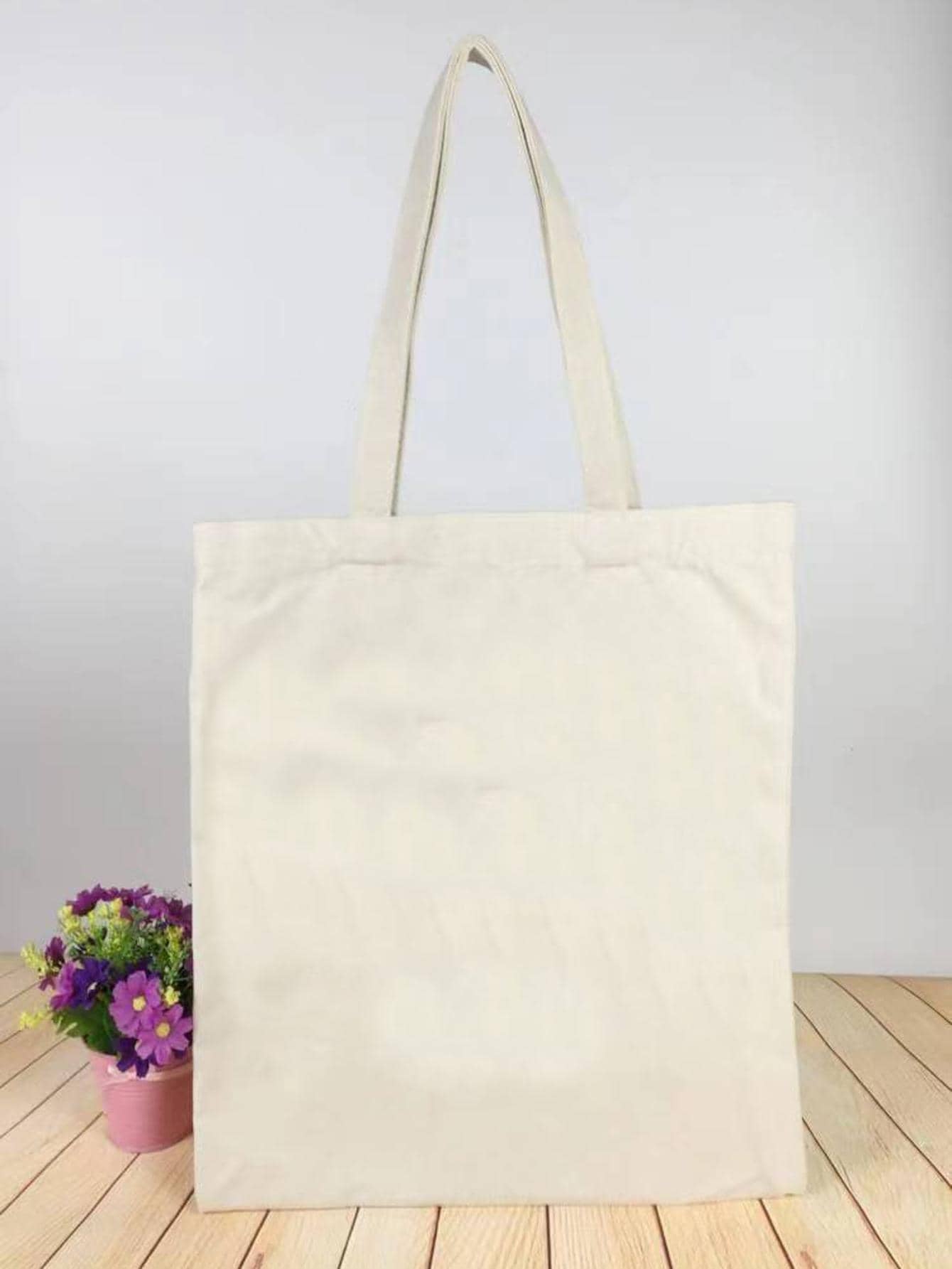 Fashionable Printed Casual One-Shoulder Tote Shopping Bag